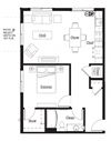 1 Bed 1 Bath